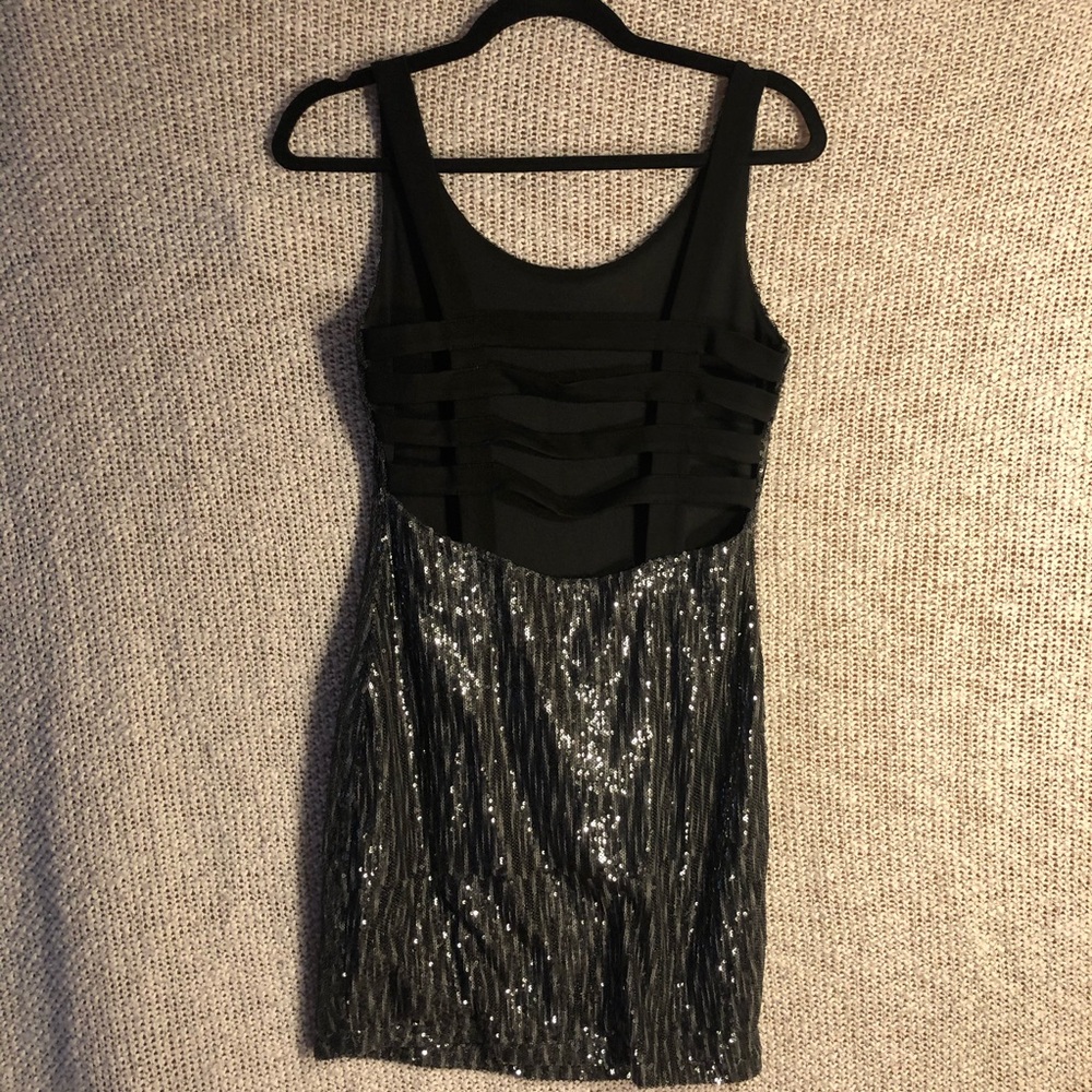 SOPRANO Shimmering Fitted Mini Dress! - Picture 9 of 9